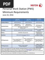 Personal Work Station Requirements 06 01 16