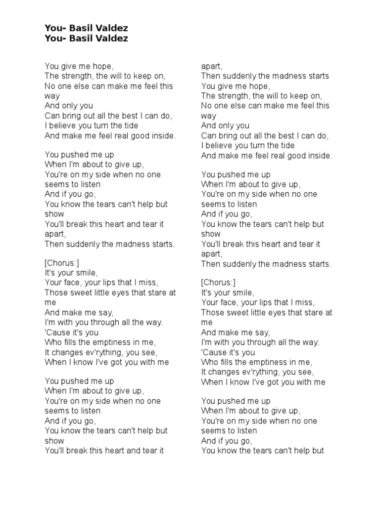 You Basil Valdez Leisure Entertainment (General)