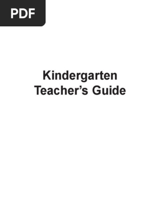 Kinder Teacher Guide (New)