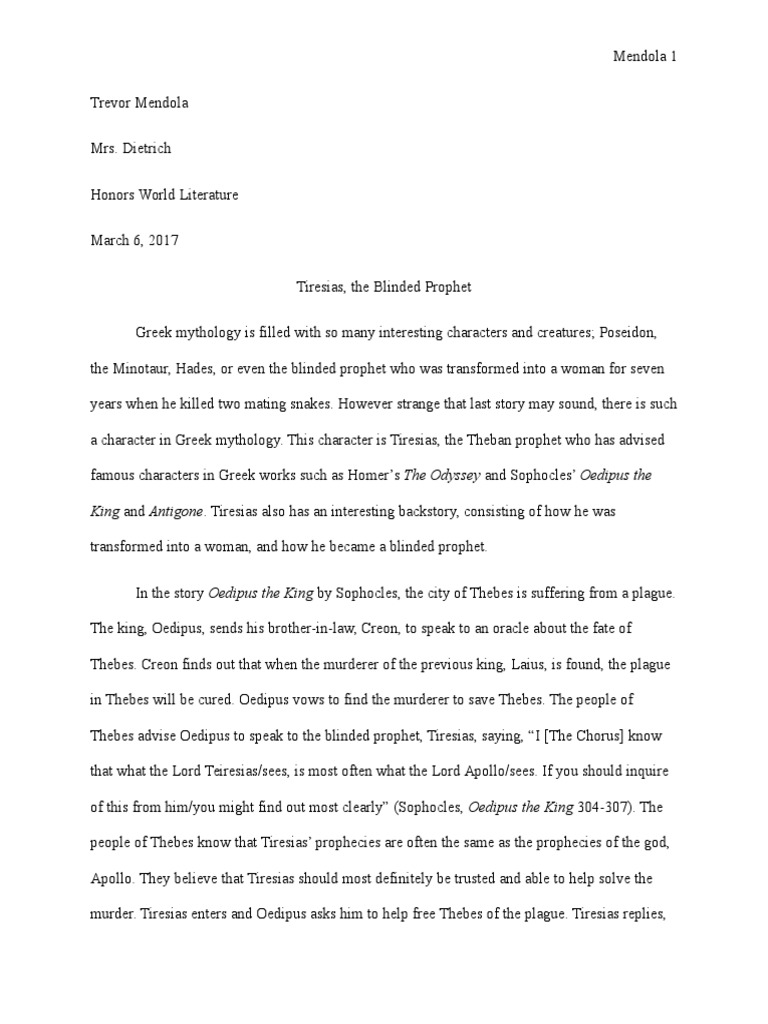 What was oedipus searching for picture