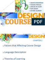 Course Design of ESP