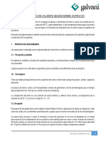 Procedimiento de Galvanizado en Caliente Según La Norma Astm A 123