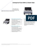 HP Scanjet Enterprise Flow 5000 s3 Sheet-Feed Scanner: Transform Paper Into Business Flow Page-By-Page Confidence