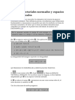 Espacios Vectoriales Normados y Espacios Afines Normados