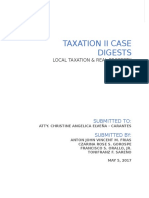 Taxation Tax 