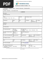 Formulários Solicitados Pela Previdência Social - BENEFÍCIO