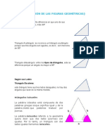 Clasificación de figuras geométricas y nutrición familiar