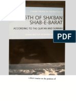 A Short Treatise on the Position of 15th of Sha'ban Shab-e-Barat According to the Qur'an and Sunnah - Islamic Institute of Da'wah and Research