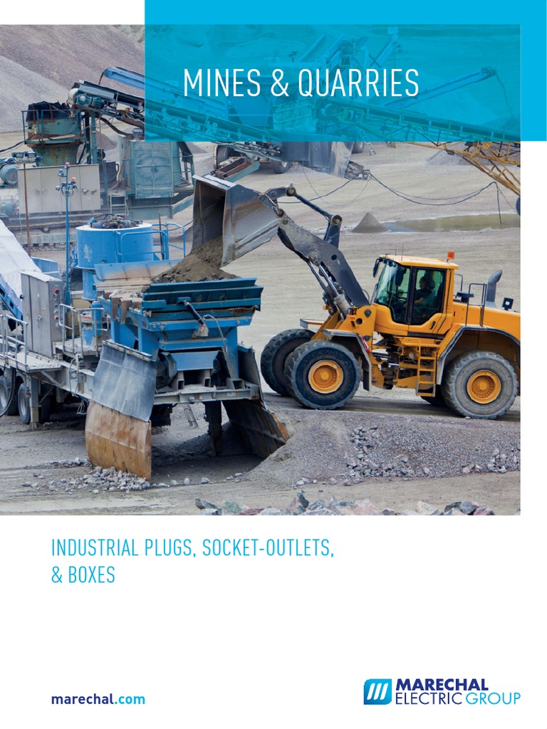 Mines & Quarries: Industrial Plugs, Socket-Outlets, & Boxes | PDF