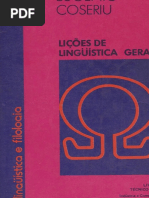  Lições de Linguística Geral