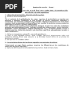 Evaluación Ubicación, Relación, Climas, Relieves Geografía Argentina 3ero.