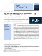 Body Mass Index Reference Charts For Individuals With Down Syndrome Aged 2-18 Years