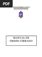 Manual De Orden Cerrado Pdf