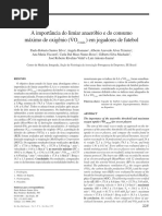 A Importância Do Limiar Anaeróbio e Do Consumo