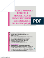 AAAA-P9 - Baze Podataka-Podaci - Modeli - Podataka - Modeliranje Produkcionih I Dimenzionih BP