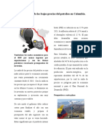 Consecuencias de Los Bajos Precios Del Petróleo en Colombia