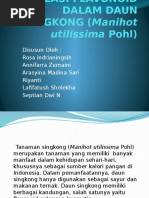 Download ISOLASI FLAVONOID DALAM DAUN SINGKONG Manihot utilissimapptx by lafifatush SN348111011 doc pdf