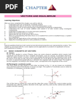 Vectors and Equilibrium