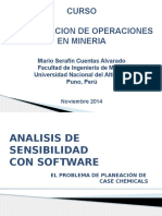 Analisis de Sensibilidad Case Chemicals