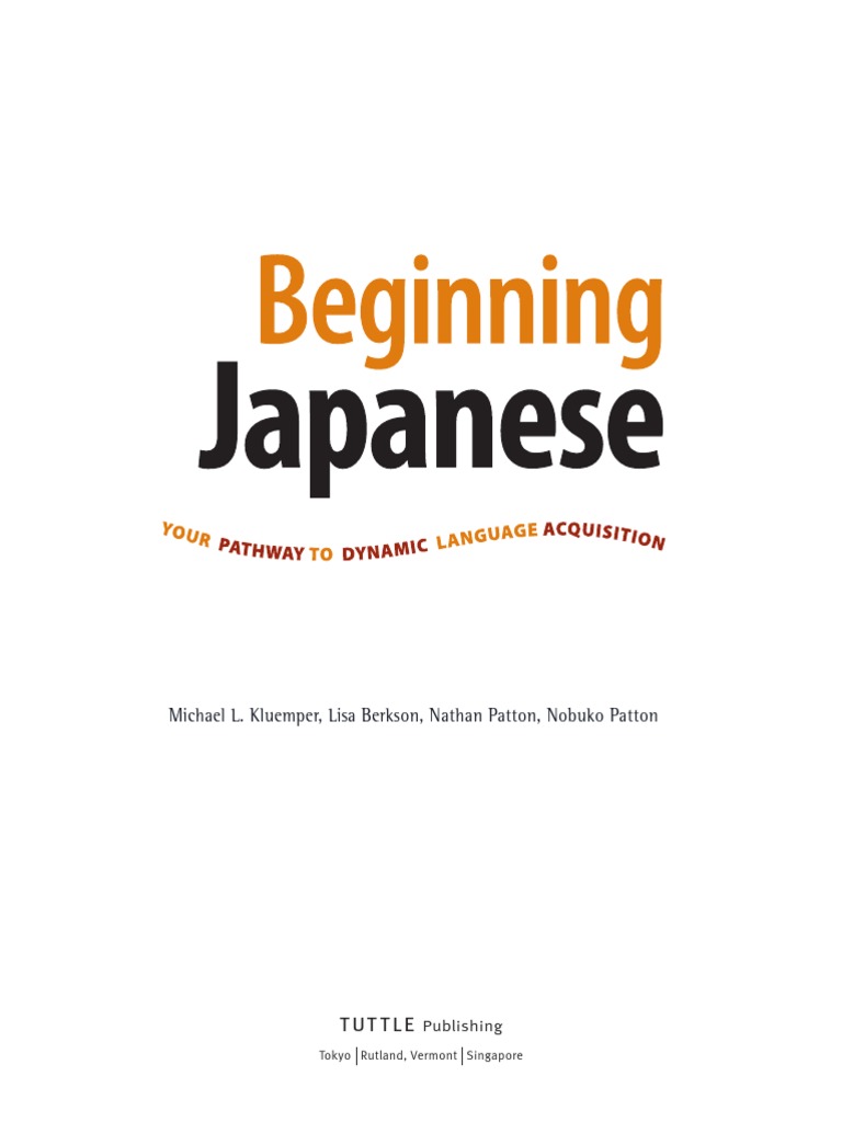 Beginning Japanese Pdf Kanji Adjective