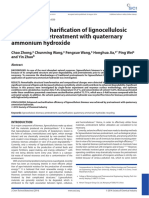 JCTB4530Enhanced Saccharification of Lignocellulosic Biomass by Pretreatment With Quaternary Ammonium Hydroxide