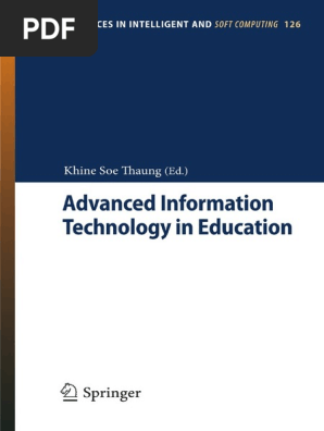 Advanced Information Technology In Education Component Based Software Engineering Virtualization