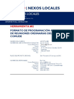 Formato de Programación Anual de Sesiones Ordinarias 16 May