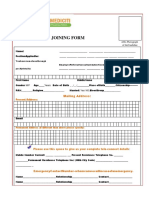 Personal Detail Form PDF