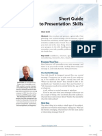 Short Guide To Presentation Skills: Chris Croft