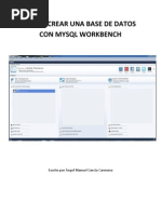Download Cmo crear una base de datos MySQL con MySQL Workbench by ngel Manuel Garca Carmona SN34812659 doc pdf