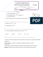 Teste Final 3º Periodo 2017 Isometrias e OTD