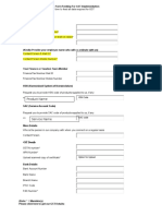 Vendor Form GST