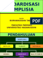 Standardisasi Simplisia Apoteker