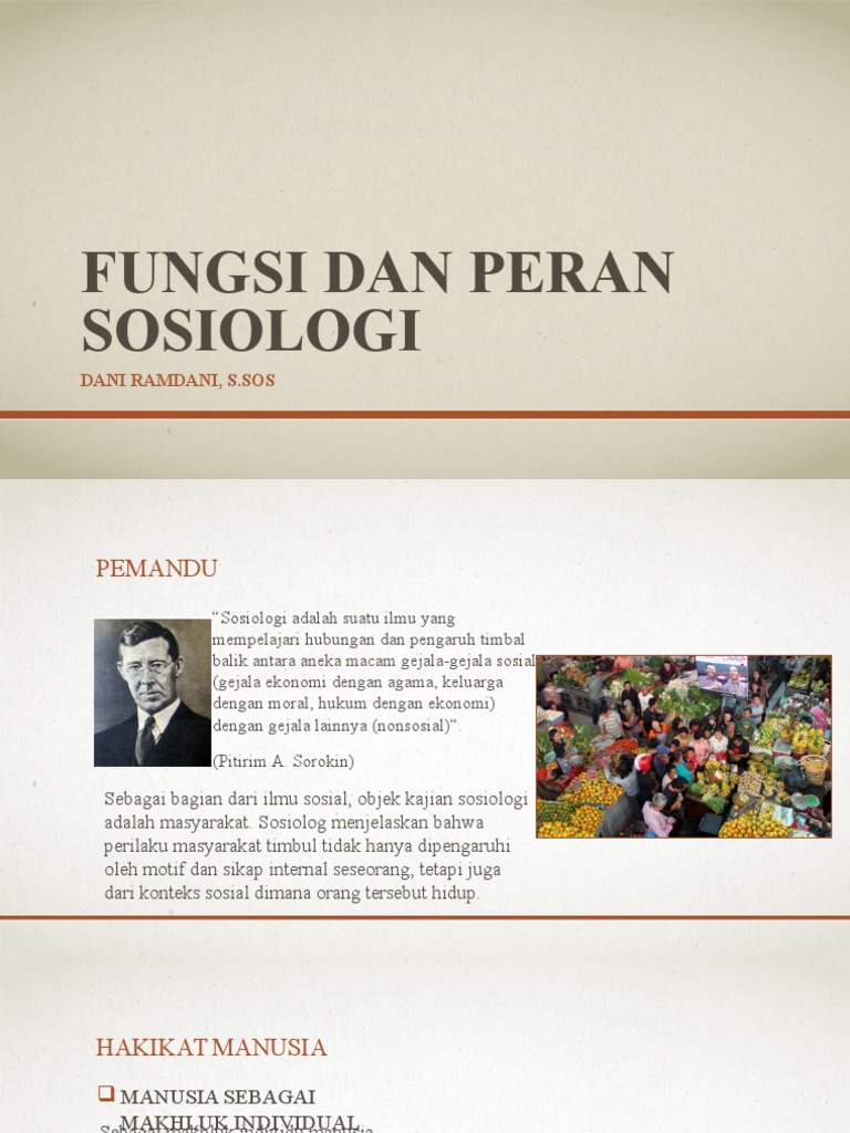 Materi Sosiologi Kelas X Bab 1 Fungsi Dan Peran Sosiologi Kurikulum 2013 2