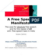 Free Speech Manifesto