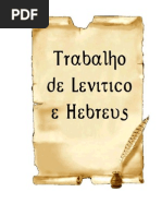 HEBREUS - Conteúdo do livro e seus destinatários