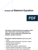 Material Balance Equation