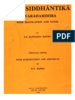 Pancha Siddhantika PDF