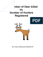 the number of deer hunted essay 