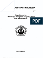 (Vol III), 2004 Regulation For The Bridge Design On Seagoing Ships One Man Console, 2004