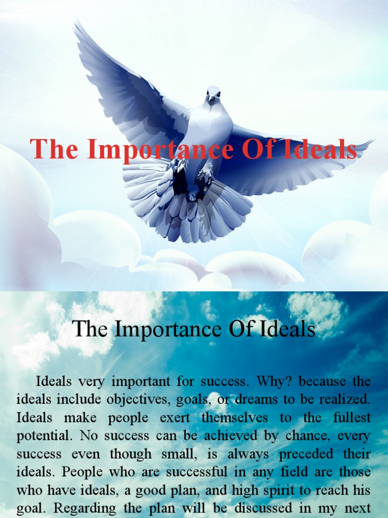 The Role of Ideals in Achieving Success | PDF | Career & Growth | Self ...