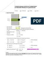 Evaluasi Sambungn Pancang