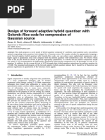 Design of Forward Adaptive Hybrid Quantiser With Golomb - Rice Code For Compression of Gaussian Source