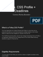 Fafsa Css Profile Deadlines