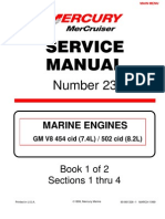 Merc Service Manual 23 454 502 Engines