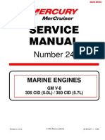 Merc Service Manual 24 305 350 Engines