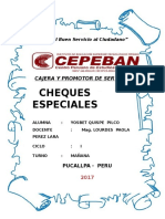 Cheques Especiales