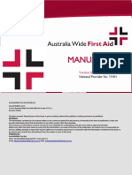 Australia Wide First Aid Manual