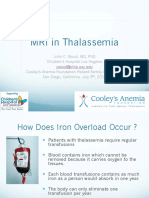 MRI in Thalassemia