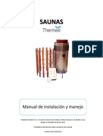 Manual Sauna Thermes